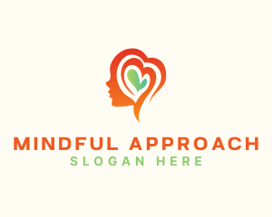 Heart Health Mind logo design