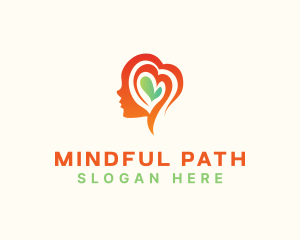 Heart Health Mind logo design