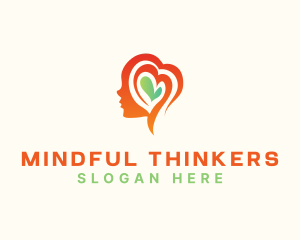 Heart Health Mind logo design