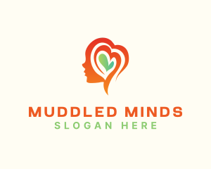 Heart Health Mind logo design