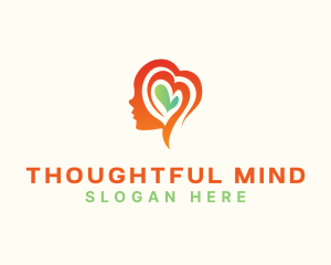 Heart Health Mind logo design