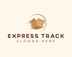 Express Logistics Box logo design