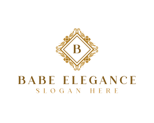 Elegant Floral Boutique logo design