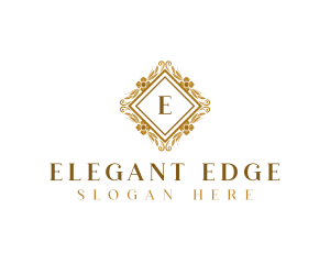 Elegant Floral Boutique logo design