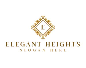 Elegant Floral Boutique logo design