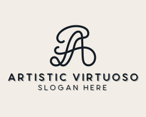 Creative Business Letter A logo design