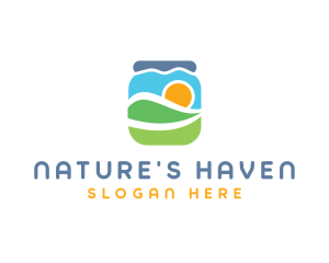 Nature Valley Jar logo design