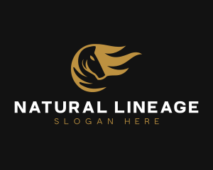 Horse Stallion Mane logo