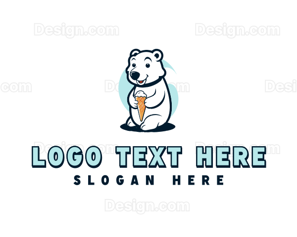 Polar Bear Sundae Creamery Logo