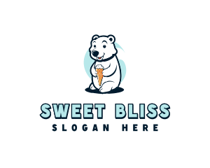 Polar Bear Sundae Creamery logo design