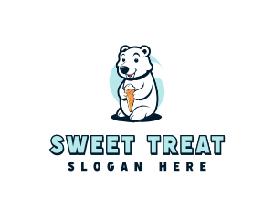 Polar Bear Sundae Creamery logo design