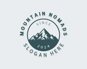 Travel Tourist Mountain logo design