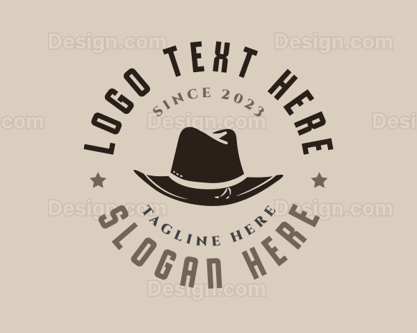 Western Hat Fashion Logo