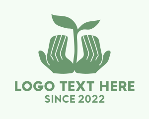 Seedling Hand Gardening  logo