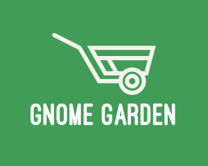 Wheelbarrow Garden Tool logo design