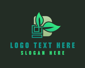 Simple Square Plant Box logo