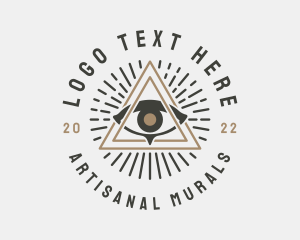 Mystical Illuminati Eye logo design