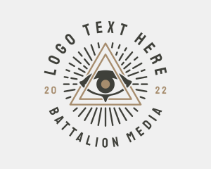 Mystical Illuminati Eye logo design