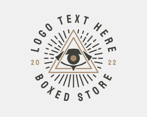 Mystical Illuminati Eye logo design