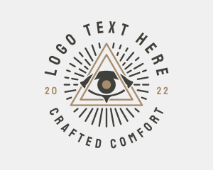 Mystical Illuminati Eye logo design