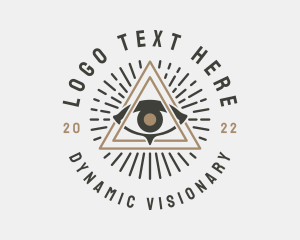 Mystical Illuminati Eye logo design