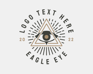 Mystical Illuminati Eye logo design