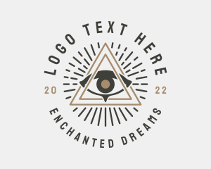 Mystical Illuminati Eye logo