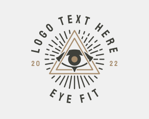 Mystical Illuminati Eye logo design