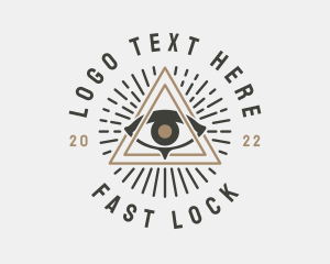 Mystical Illuminati Eye logo design