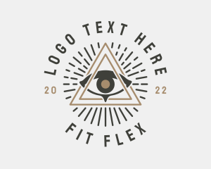 Mystical Illuminati Eye logo design