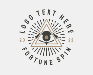 Mystical Illuminati Eye logo design