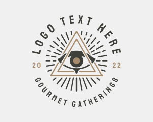 Mystical Illuminati Eye logo design