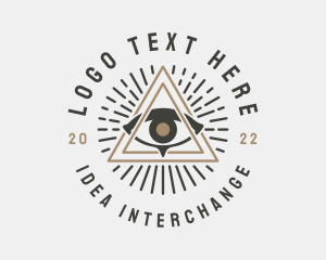 Mystical Illuminati Eye logo design