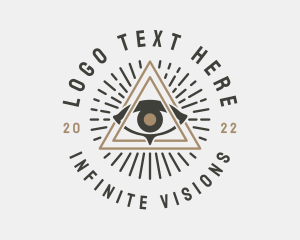 Mystical Illuminati Eye logo