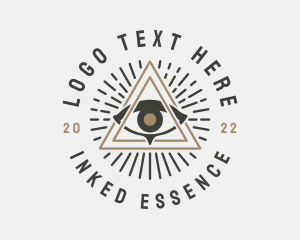 Mystical Illuminati Eye logo design