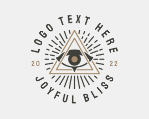 Mystical Illuminati Eye logo design