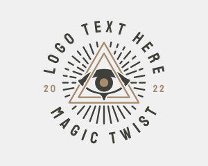 Mystical Illuminati Eye logo design