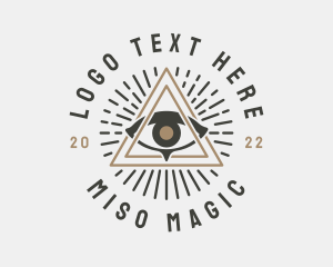 Mystical Illuminati Eye logo design