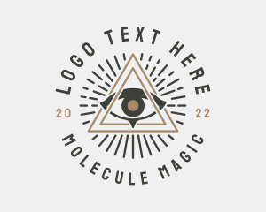 Mystical Illuminati Eye logo design