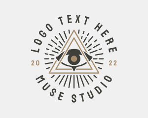 Mystical Illuminati Eye logo design