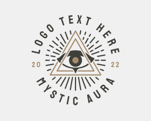 Mystical Illuminati Eye logo design