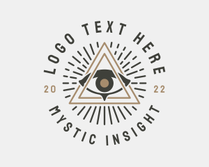 Mystical Illuminati Eye logo design