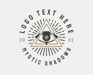 Mystical Illuminati Eye logo design