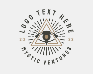 Mystical Illuminati Eye logo design