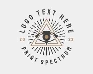 Mystical Illuminati Eye logo design