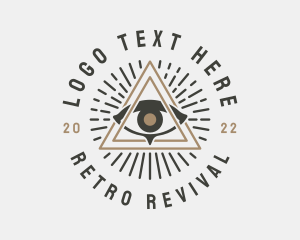 Mystical Illuminati Eye logo design