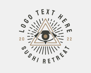 Mystical Illuminati Eye logo design