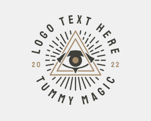 Mystical Illuminati Eye logo design