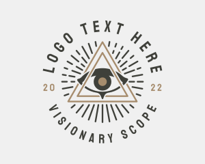 Mystical Illuminati Eye logo design