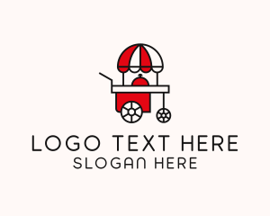 Food Cart Snack Logo